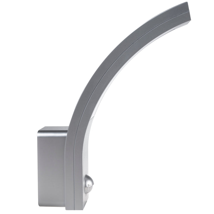 Maclean rörelsesensor LED-lampa, PIR rörelsesensor, silver, 10W, IP54, 750lm, neutralvit (4000K) MCE244 S, 2 st