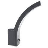 Maclean rörelsesensor LED-lampa, PIR rörelsesensor, grå, 10W, IP54, 750lm, neutralvit (4000K) MCE244 GR, 2 st
