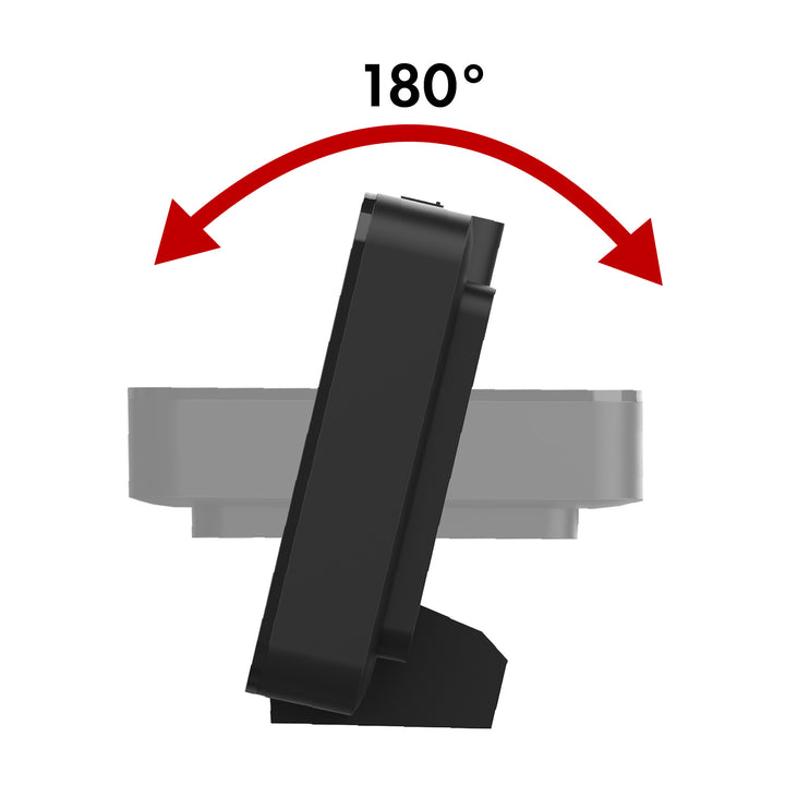Digital LED-radioväckarklocka med GreenBlue-projektor, FM-radio, alarm, 12/24-timmars klocka, strömförsörjning USB 5V DC + CR2032, GB172