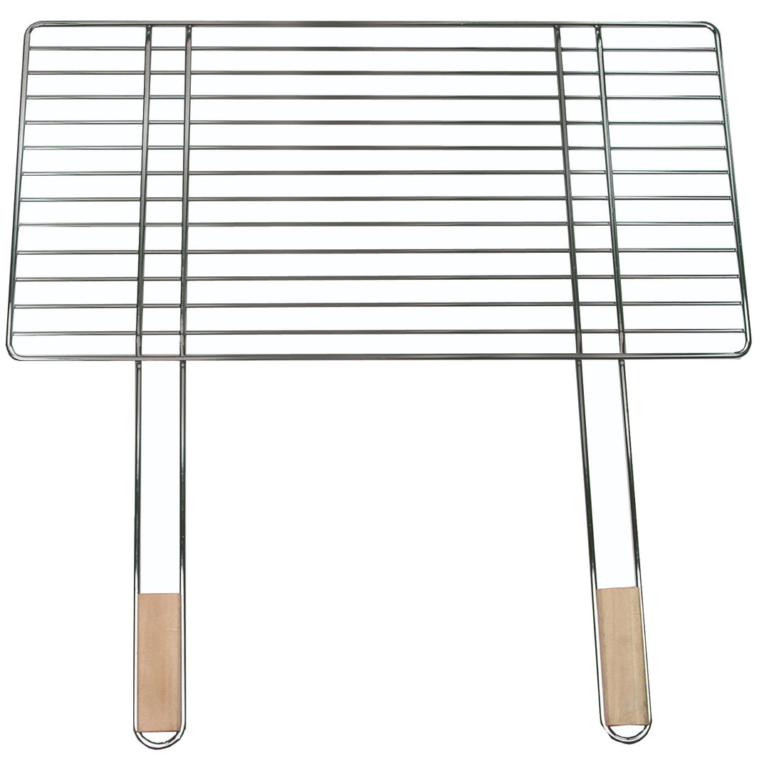 Master Grill & Party Grill, förkromat stål, trähandtag, 58x30cm, MG253