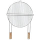 Master Grill & Party runt grillgaller, förkromat stål, trähandtag, 51cm, MG257
