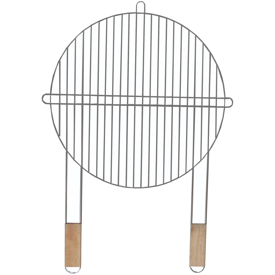 Master Grill & Party runt grillgaller, förkromat stål, trähandtag, 51cm, MG257