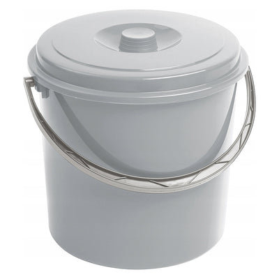 Curver hink, med lock, bekvämt handtag, 12L, grå, 241750