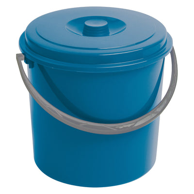 Curver hink, med lock, bekvämt handtag, 10L, blå, 235232