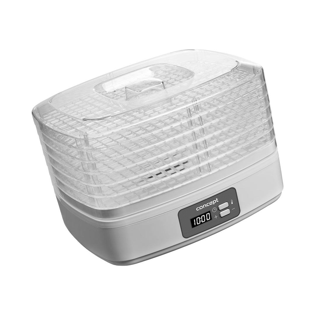 Svamp-, frukt- och örttork Concept, 260W, 6 siktar, timer, SO2080