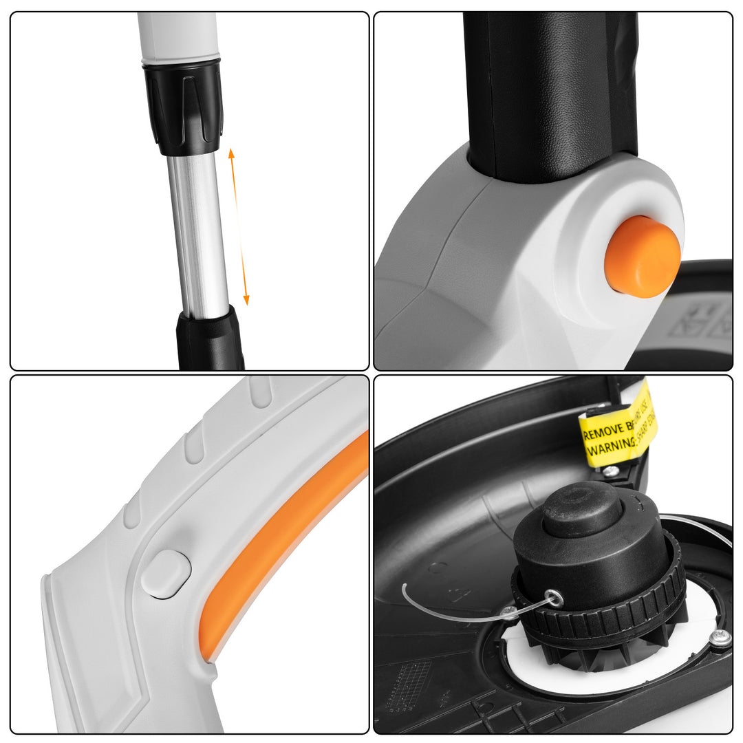 Prime3 elektrisk trimmer, 500W, 25cm linjediameter, 12000 rpm, GGT41