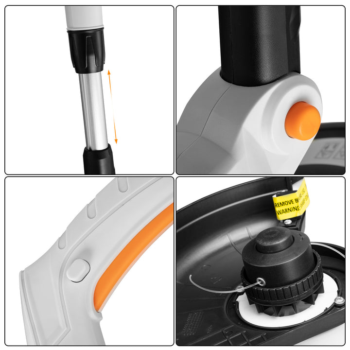 Prime3 elektrisk trimmer, 500W, 25cm linjediameter, 12000 rpm, GGT41