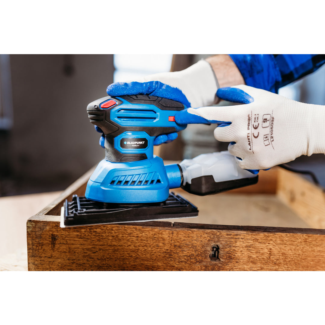 Blaupunkt slipmaskin, 300 W, utbytbara slipfötter, oscillerande diameter 1,8 mm, OS6010