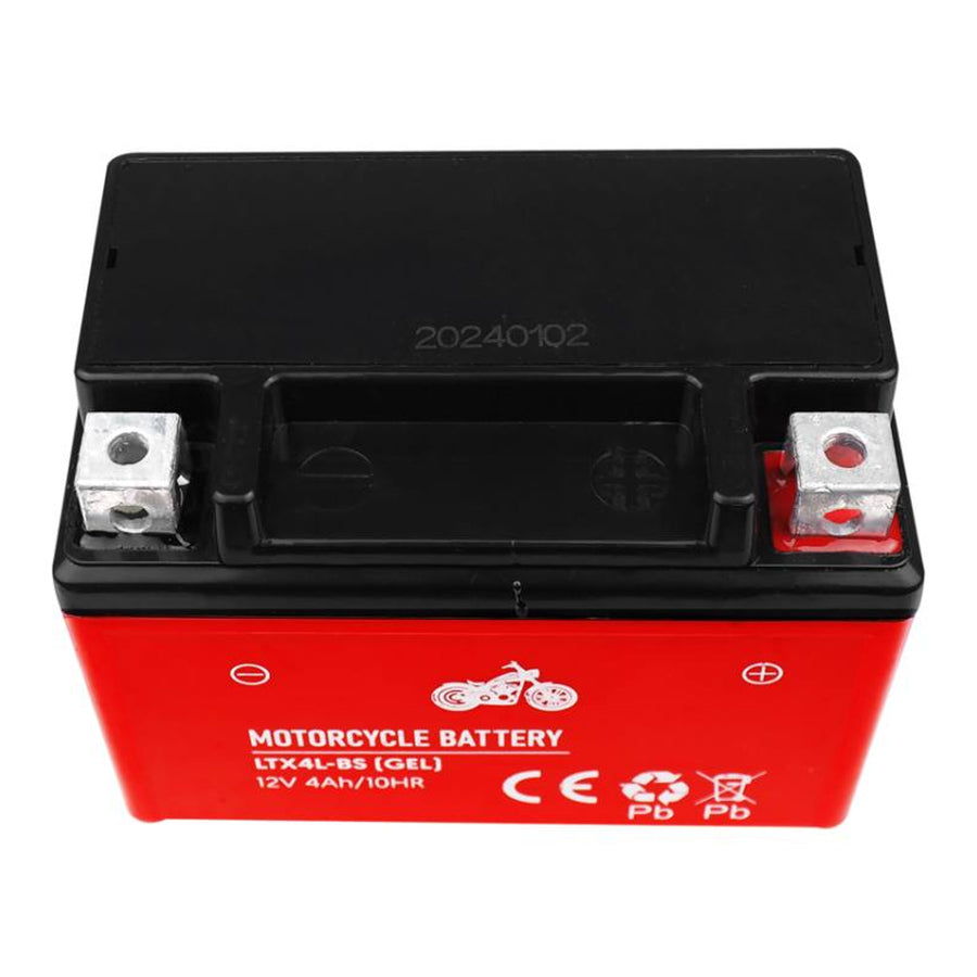 Lamex gelbatteri, motorcykel, 12V, 4Ah, LTX4L-BS
