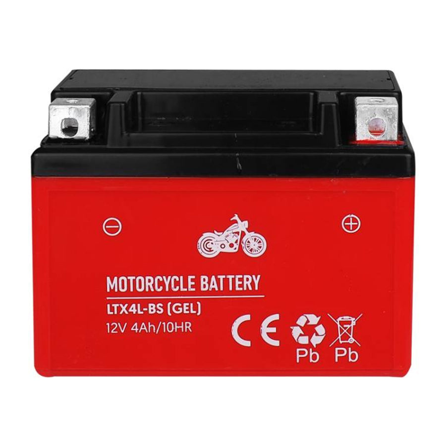 Lamex gelbatteri, motorcykel, 12V, 4Ah, LTX4L-BS