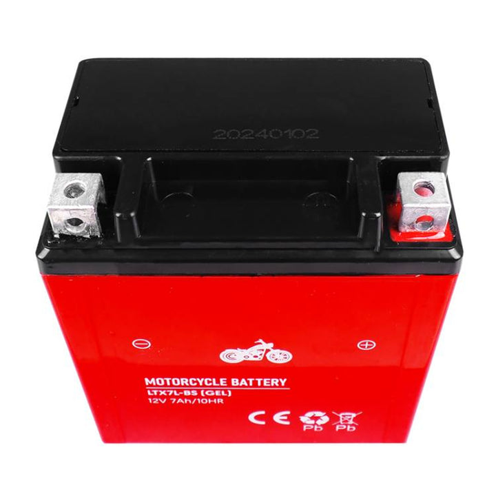 Gelbatteri Lamex, Motorcykel, 12V, 7Ah, LTX7L-BS