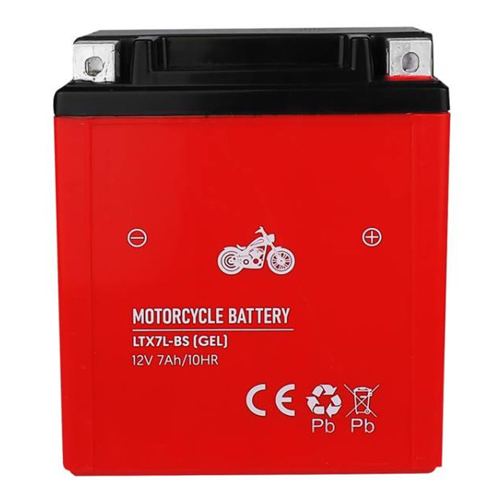 Gelbatteri Lamex, Motorcykel, 12V, 7Ah, LTX7L-BS