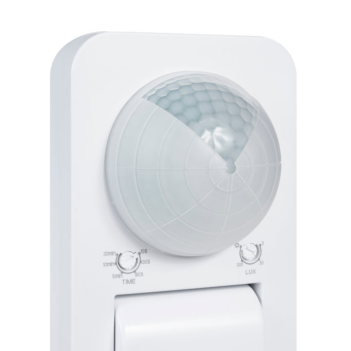 Maclean PIR-rörelsedetektor, infraröd, IP65, max 2000W, MCE243, 2 st