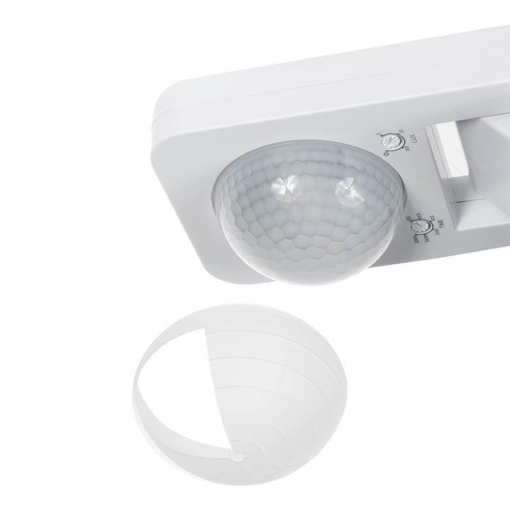 Maclean PIR-rörelsedetektor, infraröd, IP65, max 2000W, MCE243, 2 st