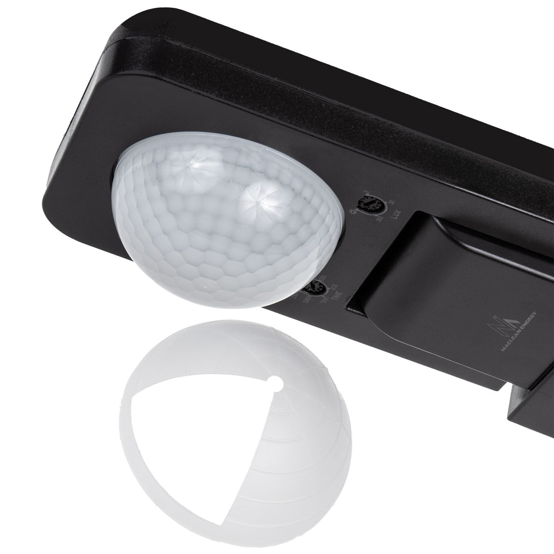 Maclean PIR-rörelsedetektor, infraröd, IP65, max 2000W, svart, MCE243 B, 2 st