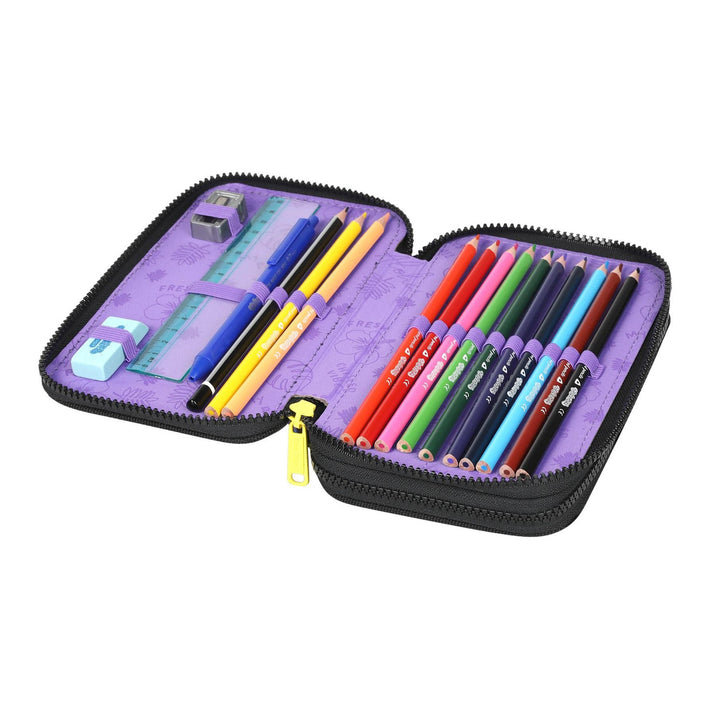 19 L Coolpack Jerry DISNEY STITCH skolryggsäck svart + Coolpack pennfodral, tvåfack, utrustat, Stitch, Jumper 2