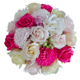 Blomlåda med tvålblommor - present tvålrosor, Damich