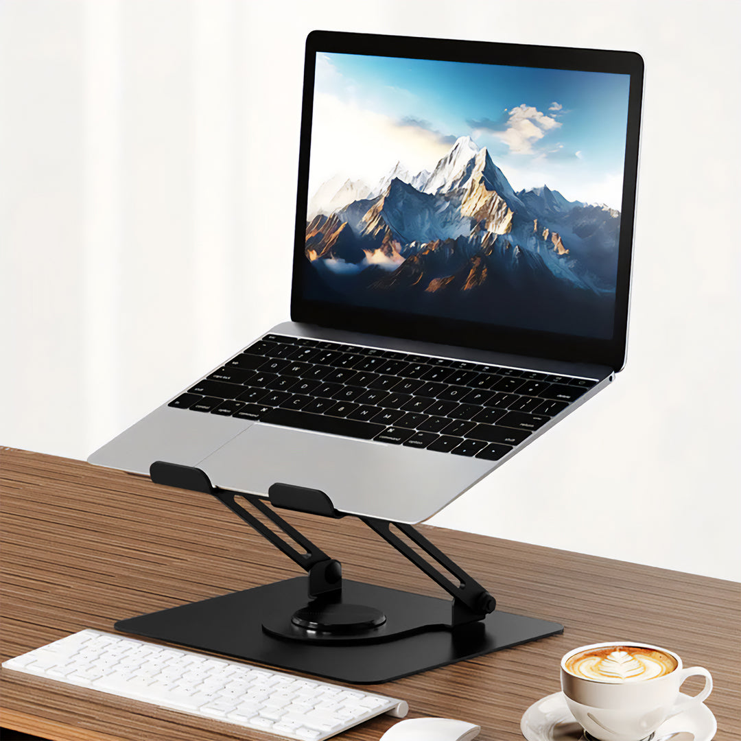 Justerbart, vridbart, ergonomiskt laptop-stativ 10-17, Media-Tech MT2662
