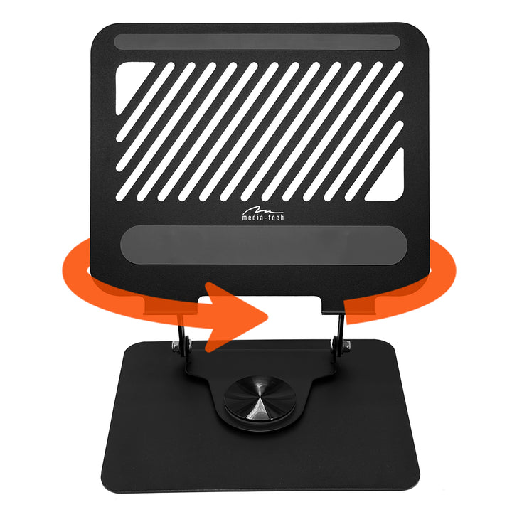 Justerbart, vridbart, ergonomiskt laptop-stativ 10-17, Media-Tech MT2662