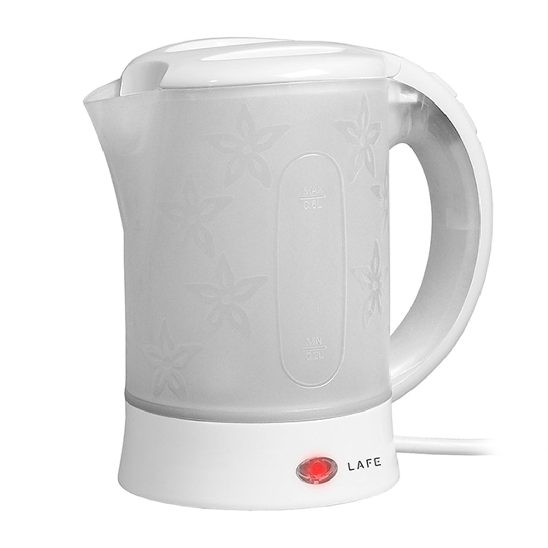 Lafe vattenkokare, turist, 600W, kapacitet 0,6l, 2 koppar, 2 skedar, vit, Scandi