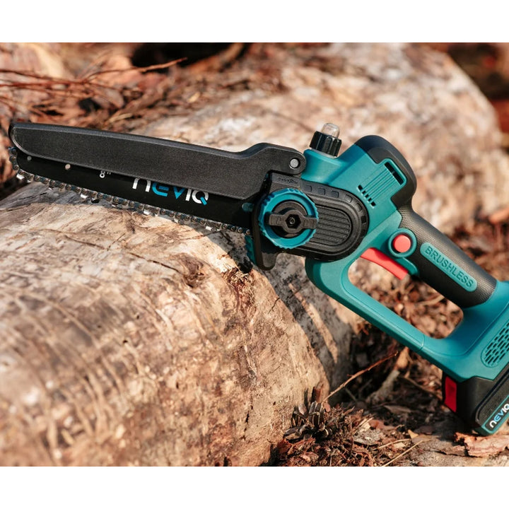 NEVIQ sladdlös kedjesåg, 8'' svärd, 500W, borstlös motor, LX8303