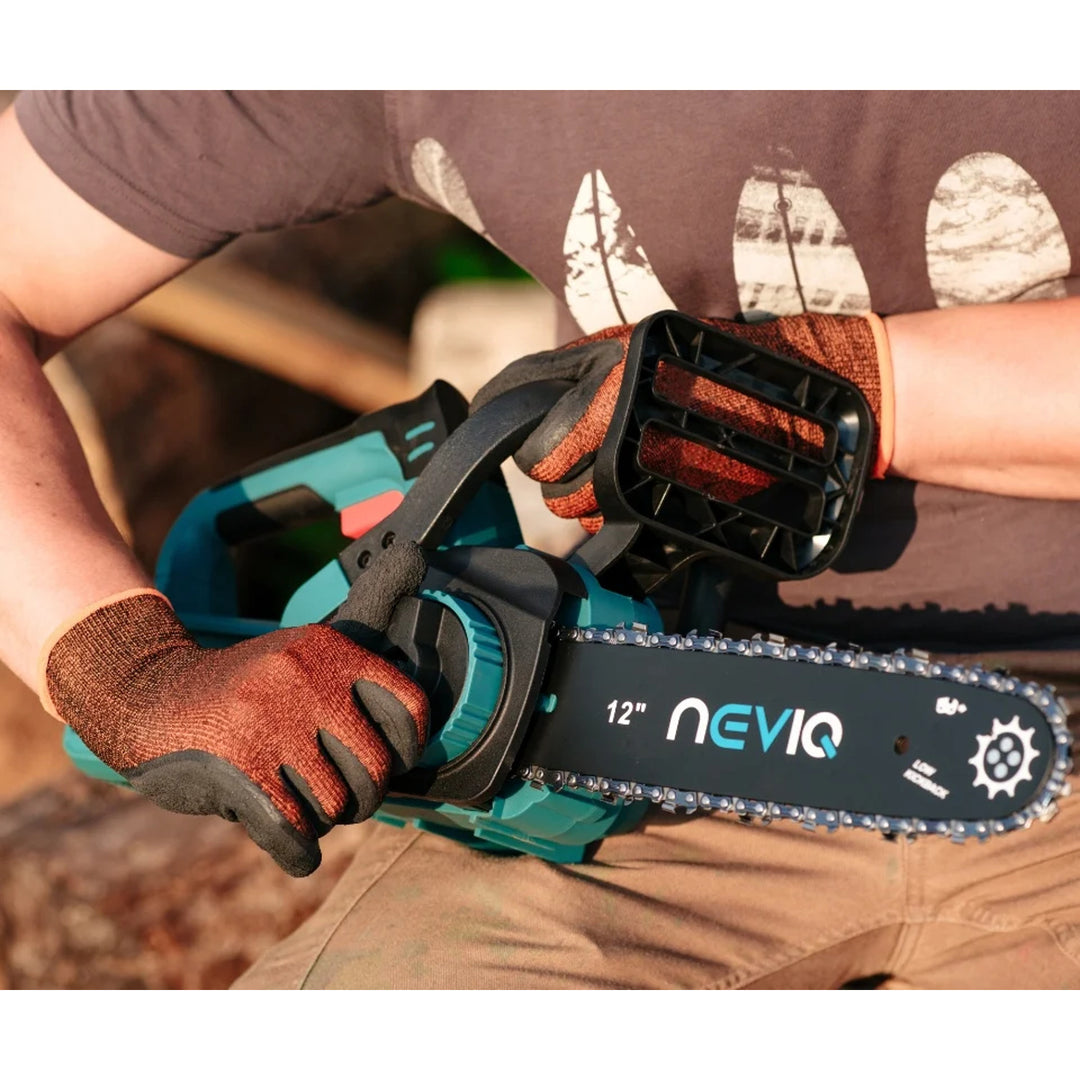 NEVIQ sladdlös kedjesåg, 12'' svärd, 1000W, borstlös motor, L12302