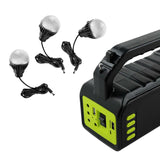 Verna multifunktionell solcellslampa, 6in1, powerbank, solpanel, lampa, LED-lampor, högtalare+radio, Tur000008