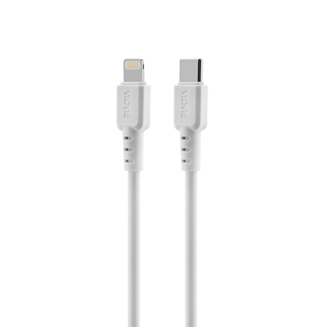 VIDVIE nätladdare, 3A, 65W, 2x USB-C, 1x USB, USB-C/Iphone-kabel, PLE262