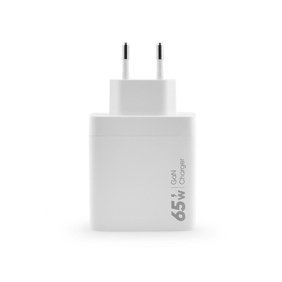 VIDVIE nätladdare, 3A, 65W, 2x USB-C, 1x USB, USB-C/USB-C-kabel, PLE262
