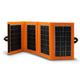 Solpanel, laddare, 6W, 1 USB-port, svart och orange, A01