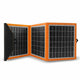 Solpanel, laddare, 15W, 1 USB-port, svart och orange, A04