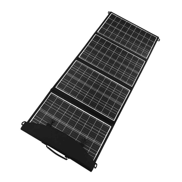Solpanel, laddare, 60W, 2 USB-portar, svart och orange, A06