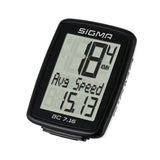 Sigma cykelräknare, trådbunden, start/stopp, tre raders display, BC 7.16