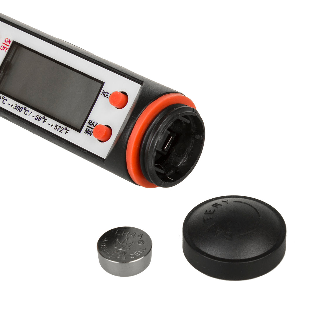 Livsmedelstermometer/sond, GreenBlue, sondlängd 15 cm, temperaturområde -50°C till +300°C, noggrannhet 0,1°C, GB178, 3 st.