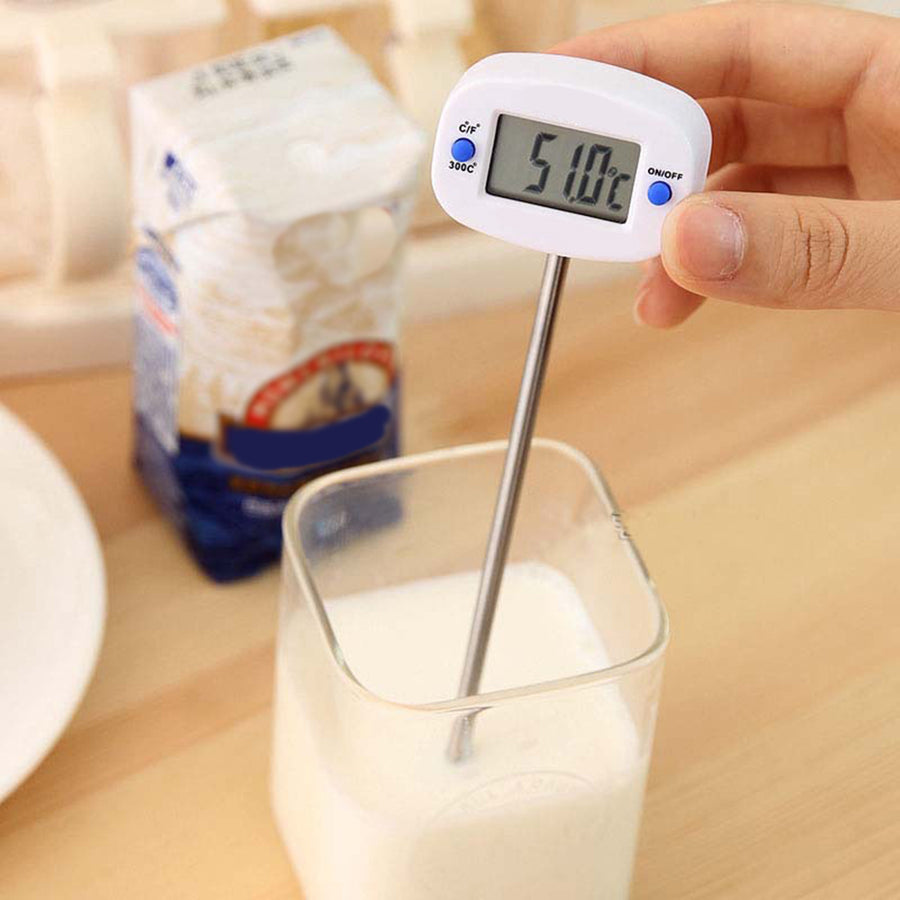 Livsmedelstermometer/sond, GreenBlue, sondlängd 15 cm, temperaturområde -50°C till +300°C, noggrannhet 0,1°C, GB382, 3 st