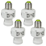Maclean glödlampshållare, E27, max. 100W, med skymningssensor, timer, vit, MCE21W, 4 st