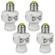 Maclean glödlampshållare, E27, max. 100W, med skymningssensor, timer, vit, MCE21W, 4 st
