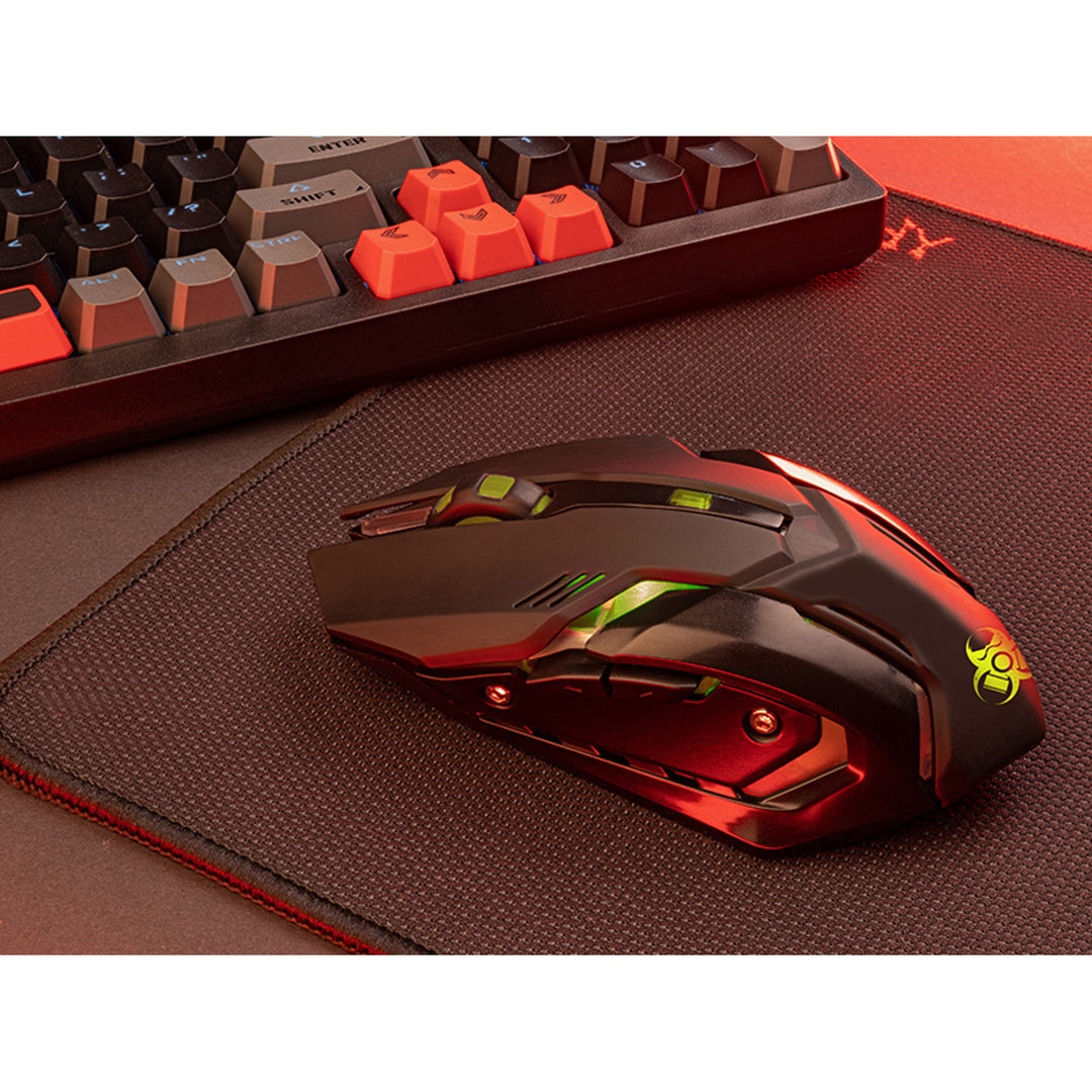 Tracer gamingmus, trådlös, 500mAh batteri, 3200 DPI, Gamezone Rocky RF Nano