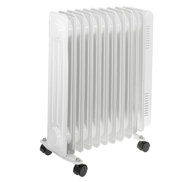 Adler oljevärmare, 11 lameller, effekt 2500W, 3 värmenivåer, vit, AD 7817