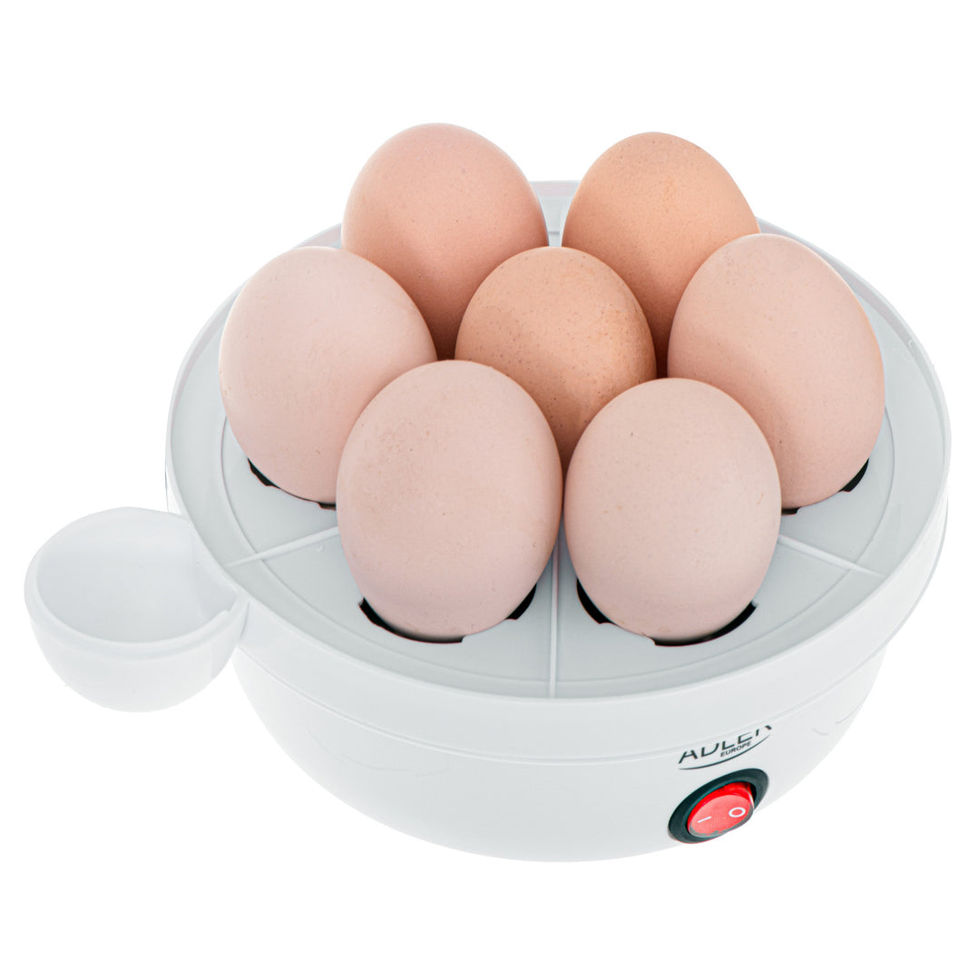 Automatisk äggkokare Adler, för 7 ägg, effekt 450W, vit, AD 4459