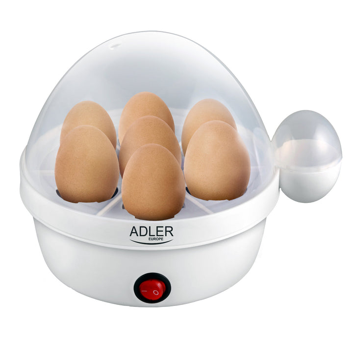 Automatisk äggkokare Adler, för 7 ägg, effekt 450W, vit, AD 4459