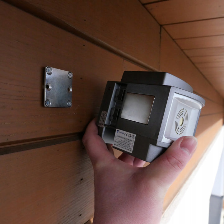 Trådlös gnagaravskräckare mårdmöss Viano, IP44, 4Ah uppladdningsbart litiumjonbatteri, LED-läge, Trio