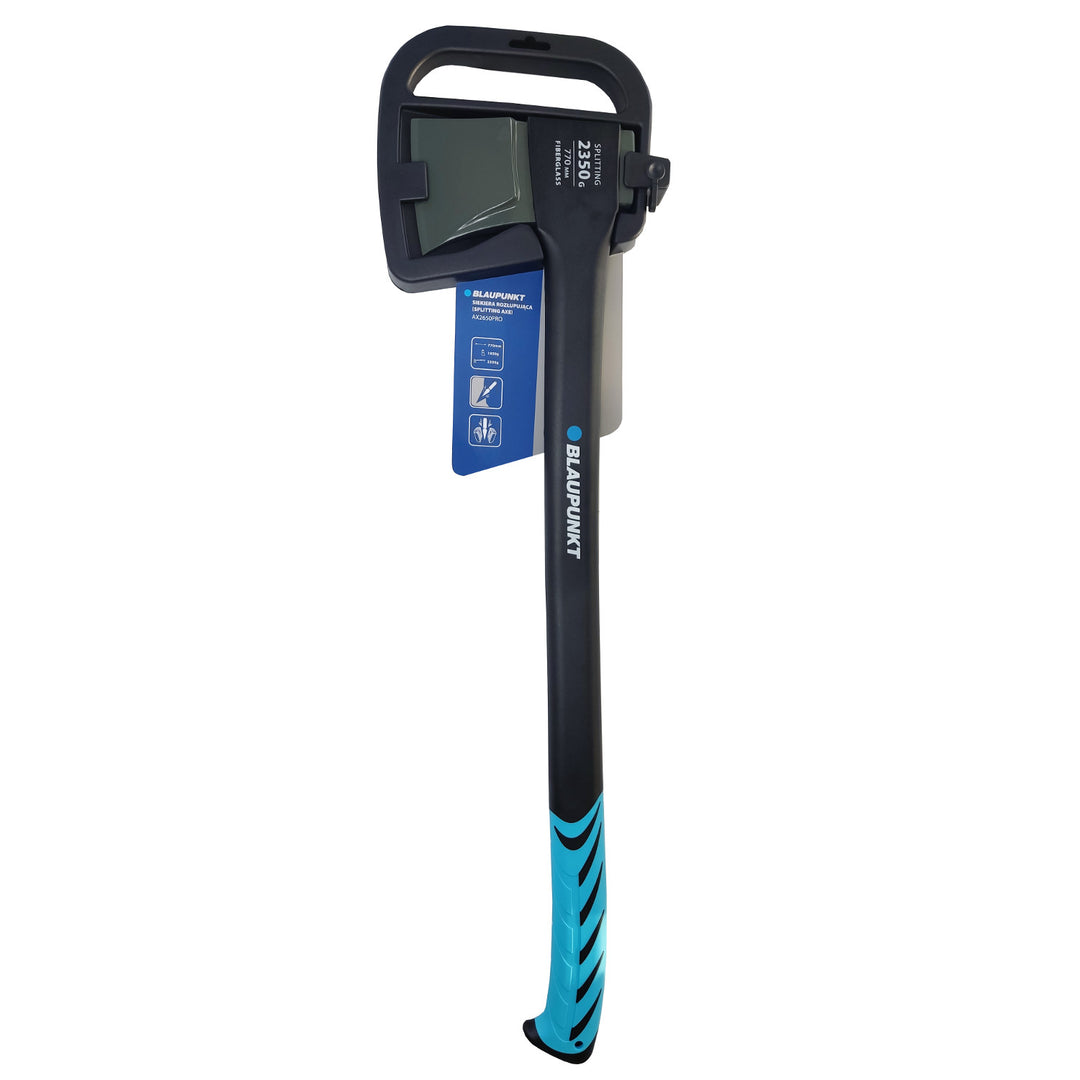 Blaupunkt klyvyxa, stötdämpande och halkfritt handtag, non-stickbelagt blad, jämnt balanserat, AX2650PRO