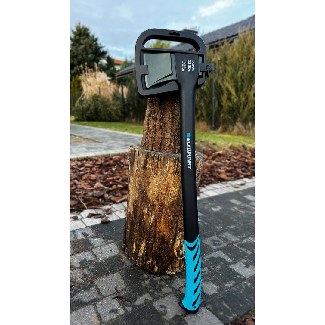Blaupunkt klyvyxa, stötdämpande och halkfritt handtag, non-stickbelagt blad, jämnt balanserat, AX2650PRO