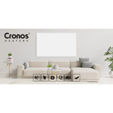 Cronos infrarödvärmare, 800W, matt yta, ultratunn, Carbon P800