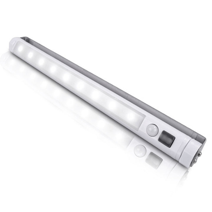 Maclean LED-kökslampa, underskåp 9 SMD, batteridriven, PIR-sensor på/av, MCE166 + 3x Varta Industrial LR6/AA R-06 batterier