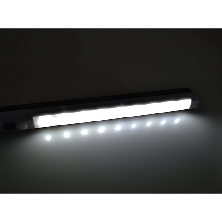 Maclean LED-kökslampa, underskåp 9 SMD, batteridriven, PIR-sensor på/av, MCE166 + 3x Varta Industrial LR6/AA R-06 batterier