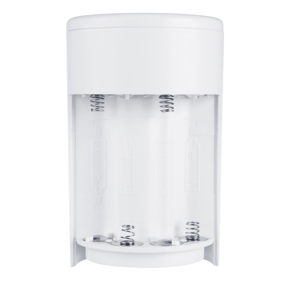 Promedix automatisk dispenser, dispenseringsbehållare för flytande tvål, desinfektionsvätskor, 300 ml, vit, PR-540 W + 4 Varta Industrial AA-batterier