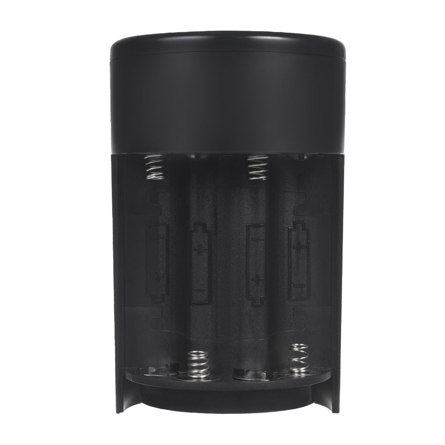 Promedix automatisk dispenser, dispenserbehållare för flytande tvål, desinfektionsvätskor, 300 ml, svart, PR-540 B + 4 AA Varta Industrial-batterier