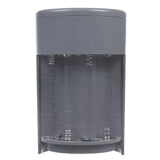 Promedix automatisk dispenser, dispenserbehållare för flytande tvål, desinfektionsvätskor, 300 ml, grå, PR-540 GR + 4 Varta Industrial AA-batterier